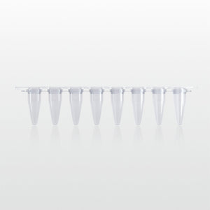 0.2 ml 8-Tube PCR Strips (with Caps), (PL001-02V)