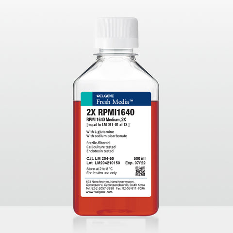 RPMI 1640 Medium (2X), Liquid (LM204-50)