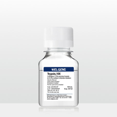 Trypsin (2.5%, 10X), no phenol red, (LS015-07)
