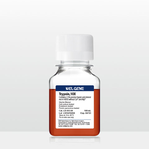 Trypsin (2.5%, 10X), (LS015-04)